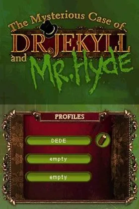 Mysterious Case of Dr. Jekyll & Mr. Hyde, The (USA) screen shot title